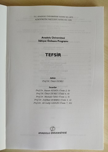 AÖF Ders Kitabı Seti  ( 3 kitap ) - Görsel 6