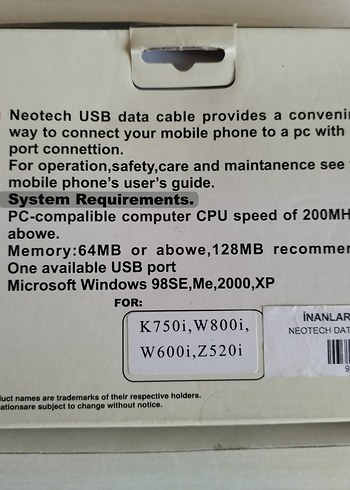 USB Data Kablosu - Görsel 2