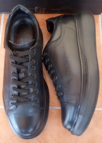 Erkek Siyah Sneaker Ayakkabı - Görsel 3