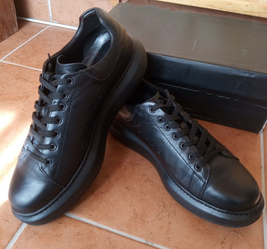 Erkek Siyah Sneaker Ayakkabı - Görsel 4