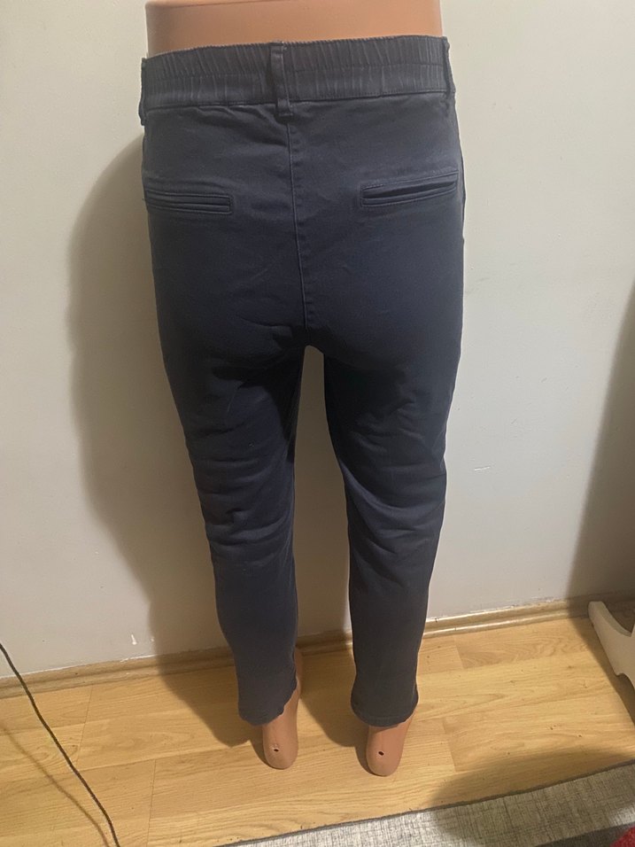 Lacivert Kadın Boyfriend Denim Pantolon - Görsel 2