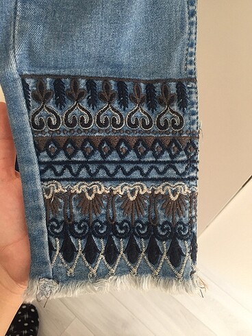 38 Beden mavi Renk Skinny/Dar Açık mavi jeans kot pantolon