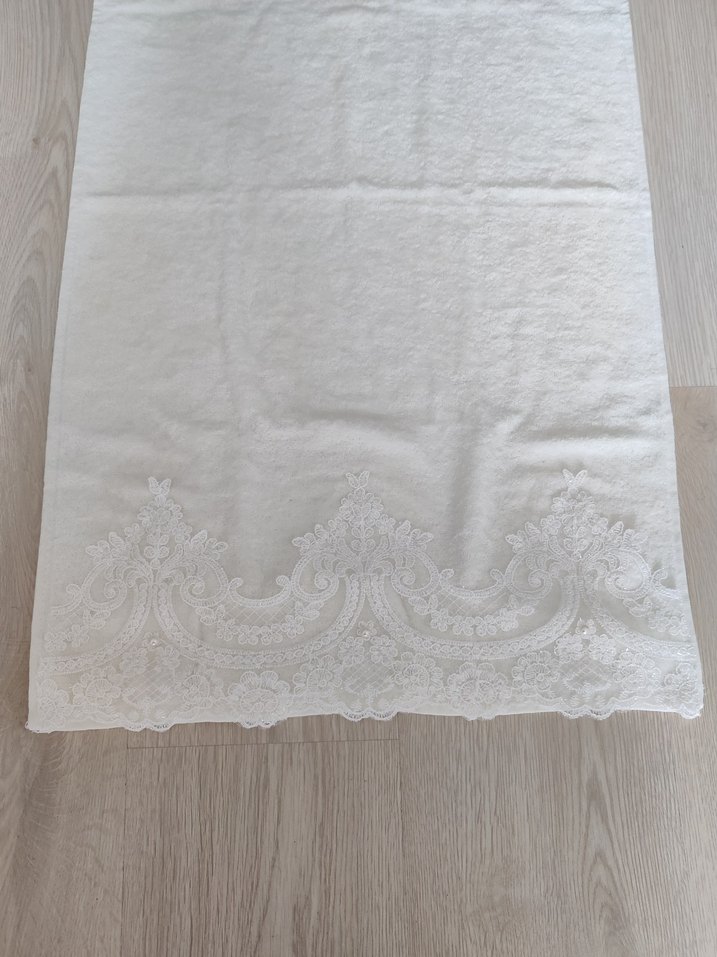 İşlemeli Boncuklu Çeyiz Havlusu - Görsel 4