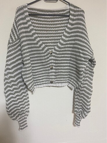 Crop hırka