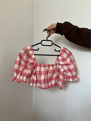 Trendyol & Milla trendyolmilla ekoseli crop top