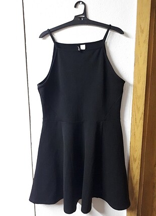 H&M - SİYAH JARSE ELBİSE