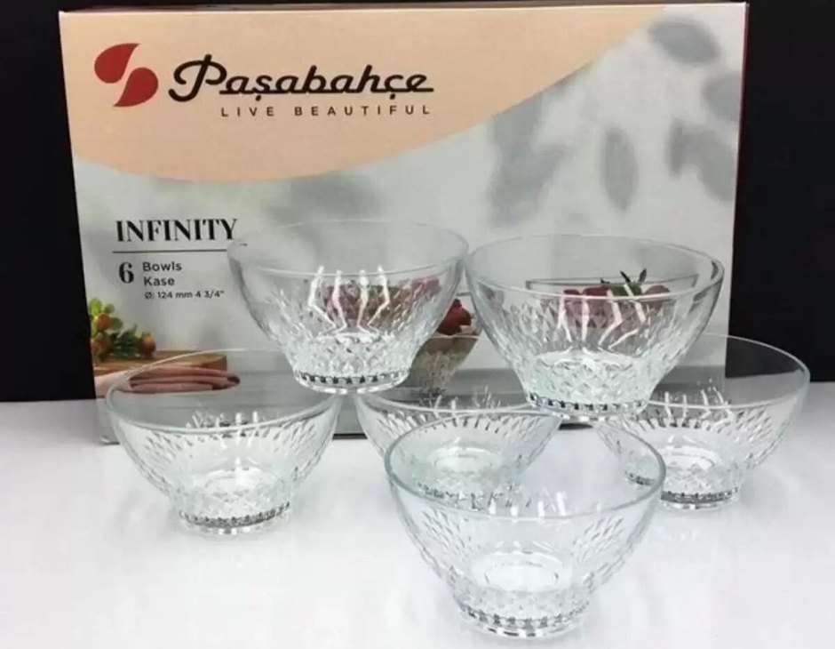 Paşabahçe Infinity 12'li Cam Kase - Görsel 2