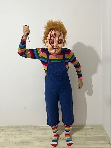 Chucky maske Halloween cosplay kostüm parti