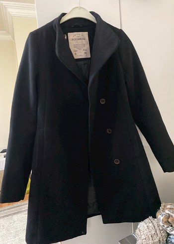 Siyah Düğmeli Erkek Kaban - Görsel 2