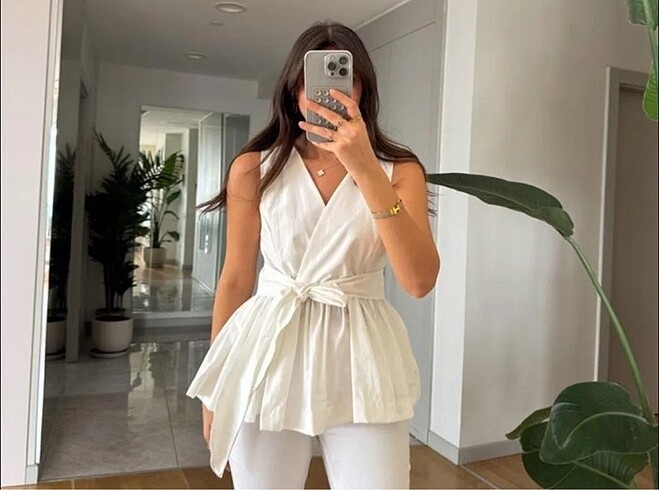 Bluz belden bağlamalı