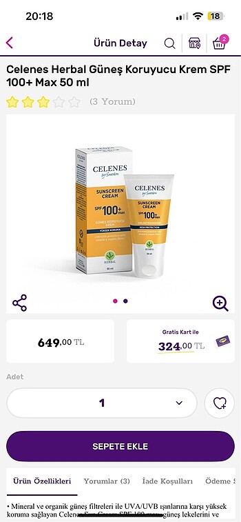 Güneş kremi