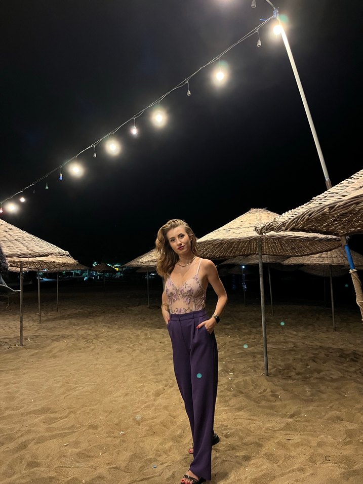 Kadın mor body çıtçıtlı - Görsel 2