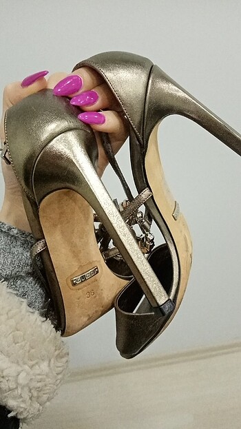 Gucci topuklu ayakkabı  - Görsel 5