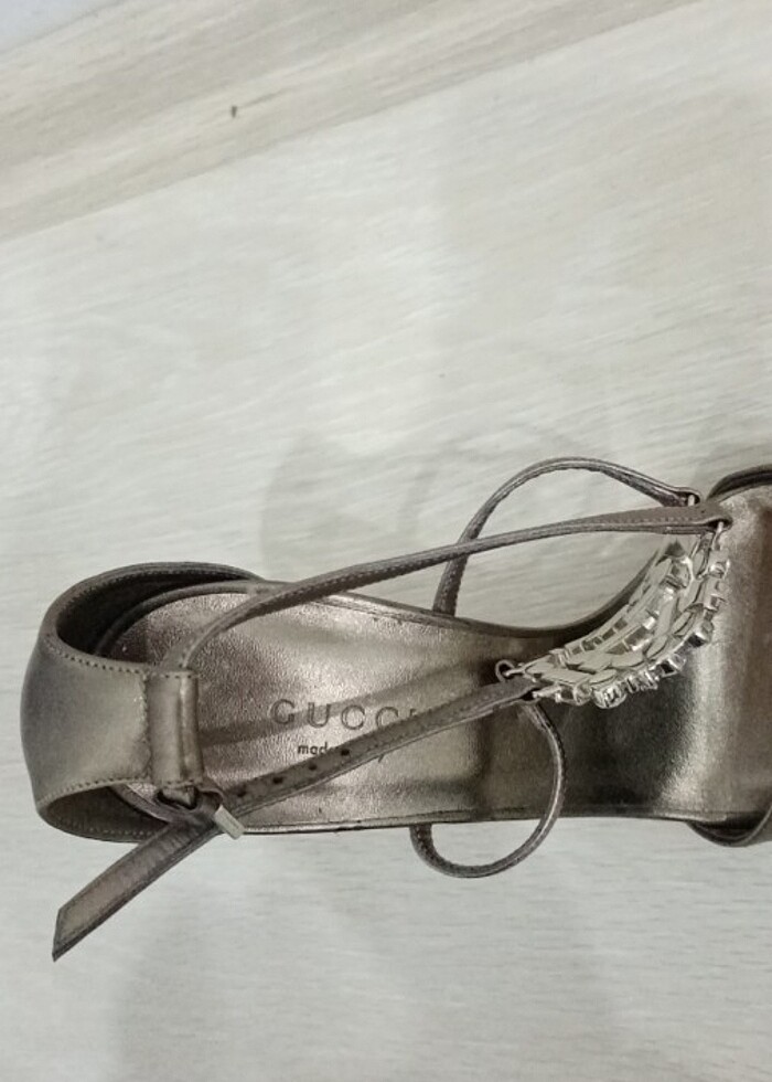 Gucci topuklu ayakkabı  - Görsel 3