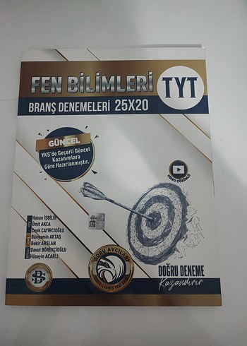 TYT Fen Bilimleri Branş Denemeleri 25x20