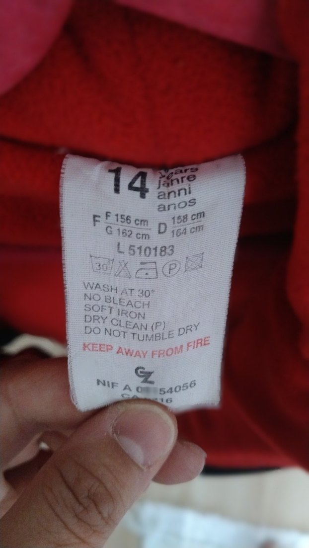 Kırmızı Kapüşonlu Fermuarlı erkek çocuk Yelek - Görsel 2