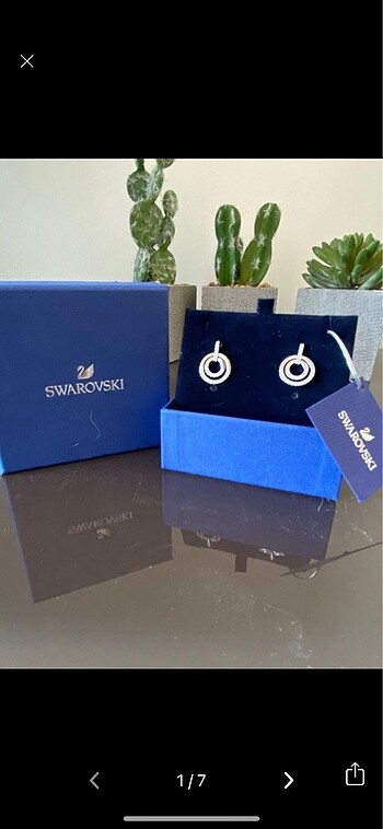 Swarovski küpe