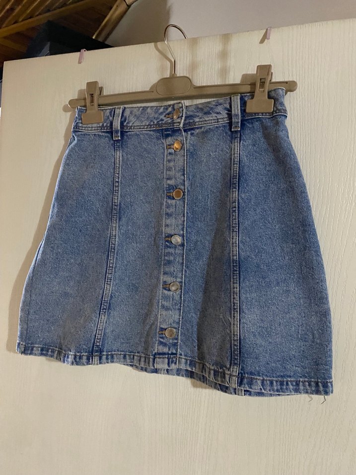 Mavi Denim Mini Etek — görsel 2/8