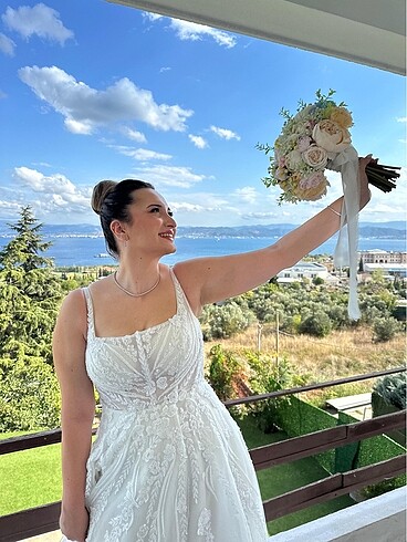 Oleg Cassini - Gelinlik 40 beden - Görsel 6