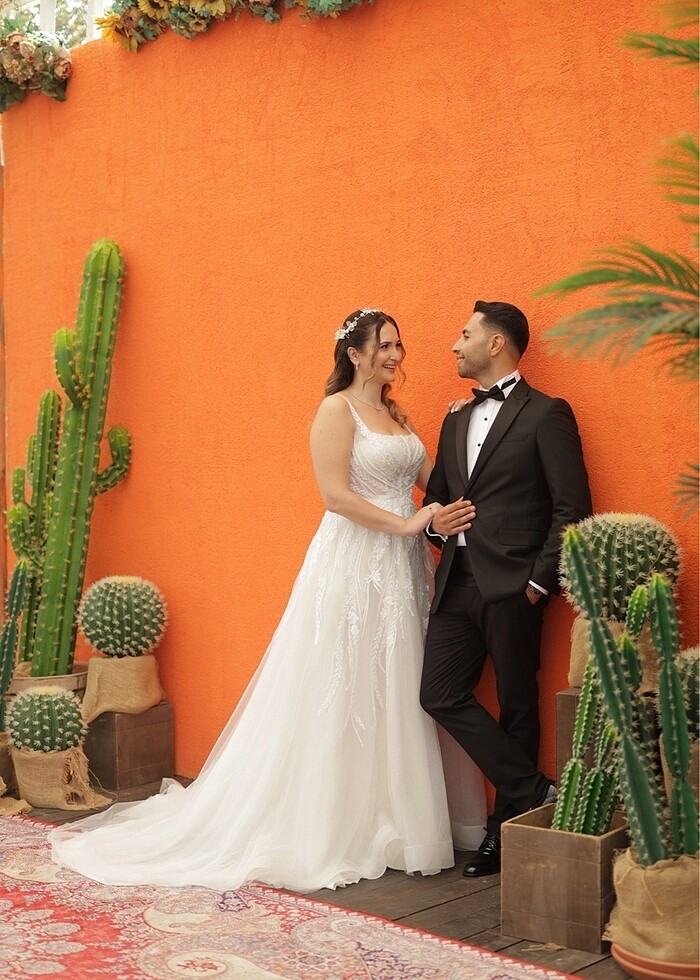 Oleg Cassini - Gelinlik 40 beden - Görsel 5