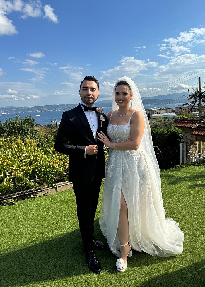 Oleg Cassini - Gelinlik 40 beden - Görsel 2