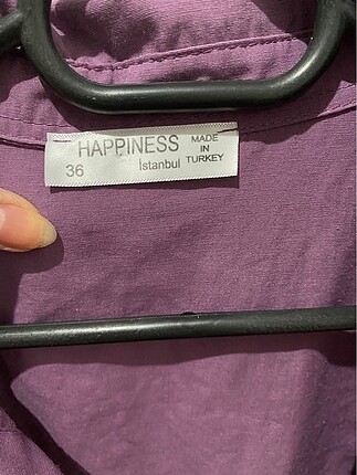 s Beden haki Renk Happiness gömlek
