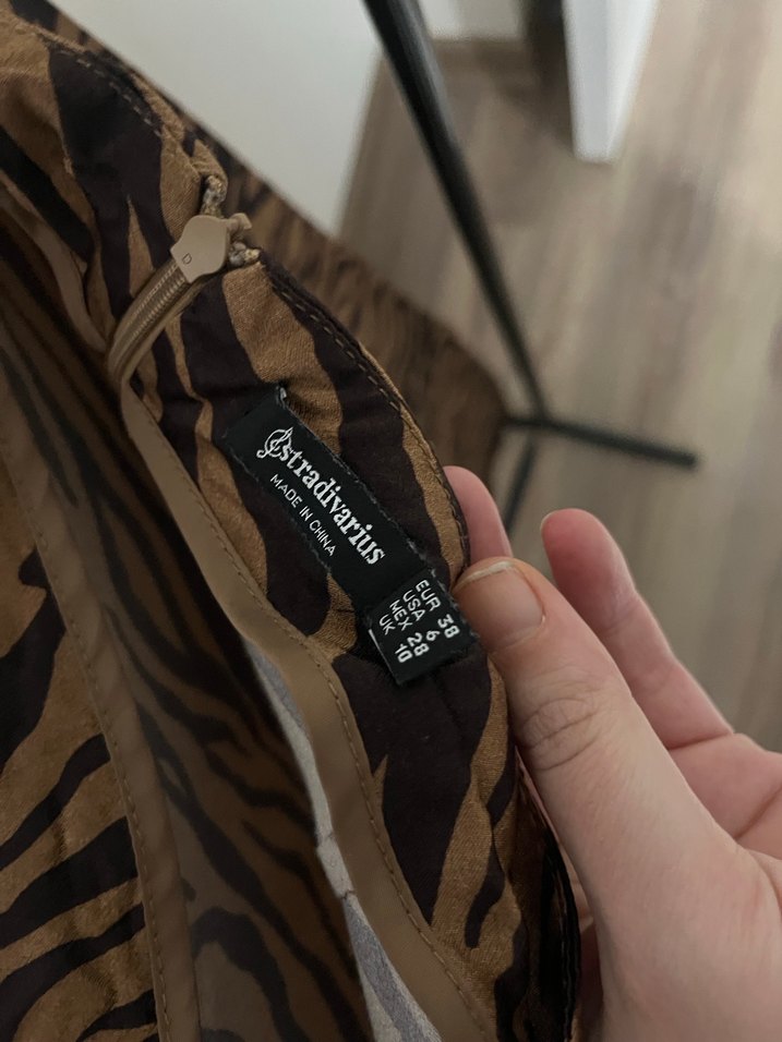 Stradivarius Yırtmaçlı Etek - Görsel 5