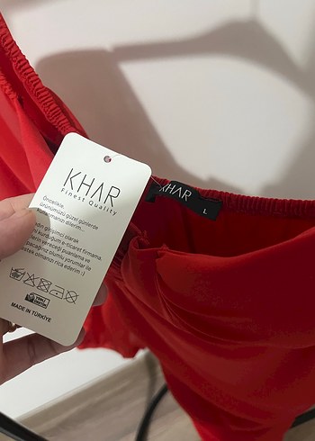 Kırmızı Drapeli Straplez Mini Elbise - Görsel 7