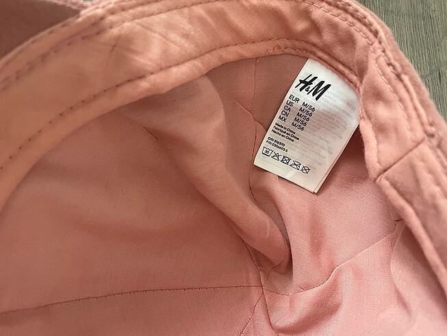  Beden Şapka H&M açık pembe