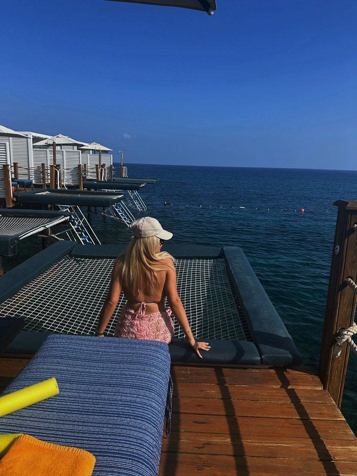 Dantel Detaylı Pembe Mini Bikini Takımı - Görsel 4