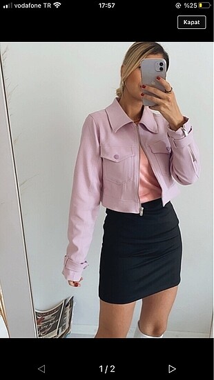 Pembe ceket