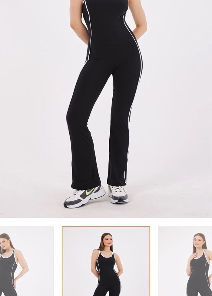 Harika tulum siyah sırt dekolteli - Görsel 2