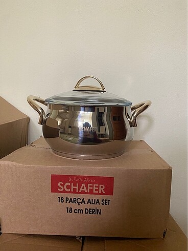 Schafer Schafer Çelik tencere seti