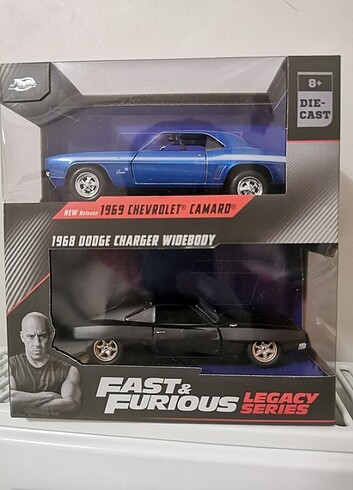 Jada Hızlı & Öfkeli 2'li Paket Camaro - Charger
