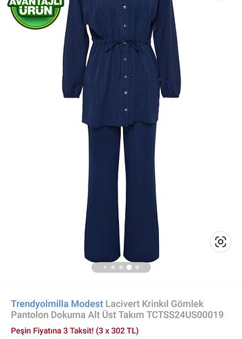 Tesettür pantolon gomlek takım - Görsel 3