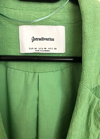 Keten blazer ceket - Görsel 2