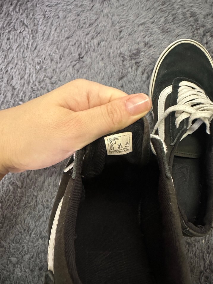 Siyah Kadın Spor Ayakkabı Vans - Görsel 4