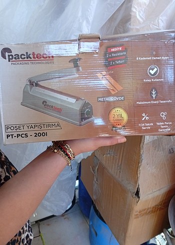 Packtec PT-PCS-2001 Poşet Yapıştırma Makinesi - Görsel 2