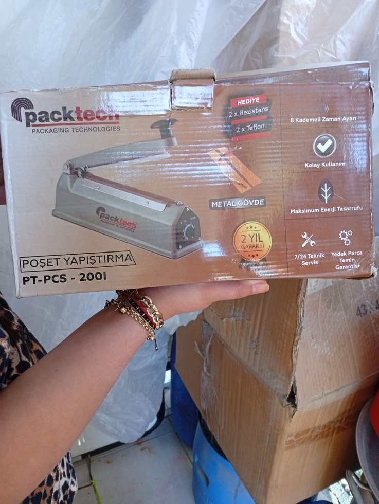 Packtec Poşet Yapıştırma Makinesi PT-PCS-2001 - Görsel 2