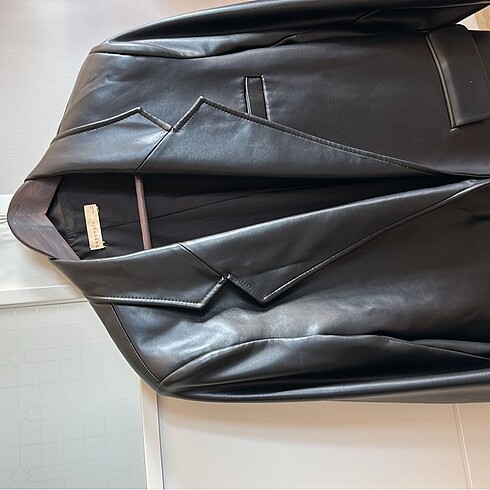 Beyoğlu Butik Beyoğlu blazer suni deri ceket
