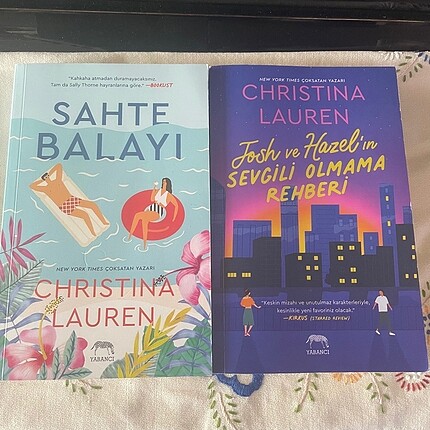 Christina Lauren 2?li kitap seti sahte balayı josh ve hazel?ın s