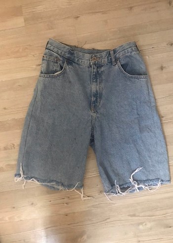 28 Beden mavi Renk BERMUDA KOT ŞORT