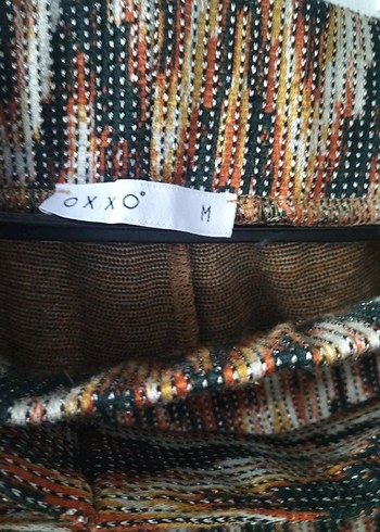 Kadın Kahverengi Yılan Desenli Pilili Bol Paça Pantolon - Görsel 4