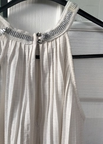 Pileli, Askısız, Uzun Kadın Abiye Elbise - Görsel 3