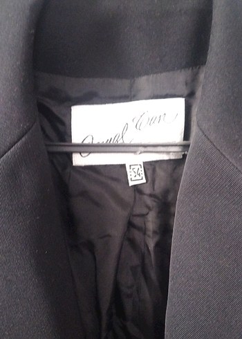 Siyah Düğmeli Kadın Ofis Blazeri - Görsel 4