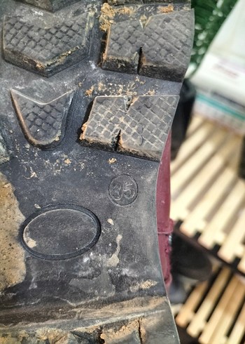 Kız Çocuk Bordo Deri Tokalı Biker Çizme - Görsel 4