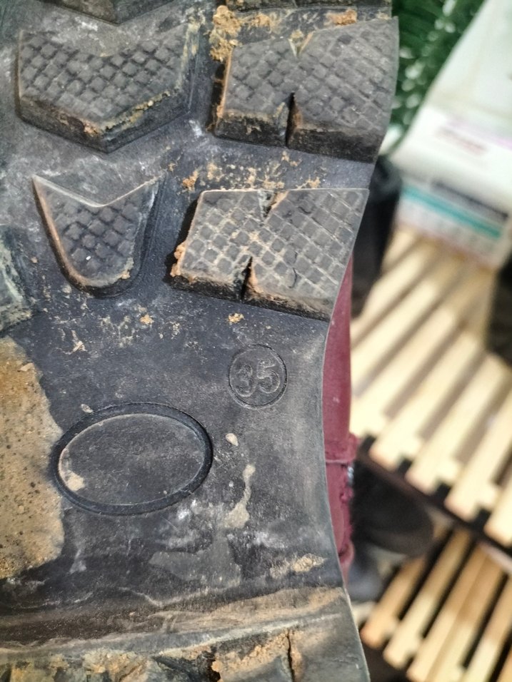 Kız Çocuk Bordo Deri Tokalı Biker Çizme - Görsel 4