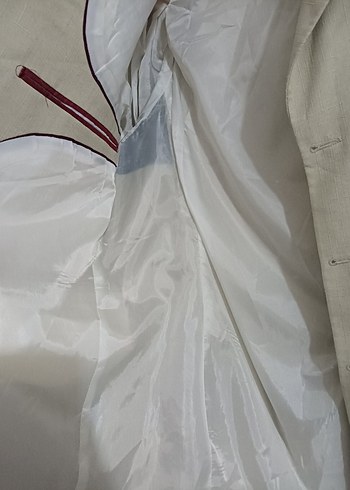 Bej Düğmeli Erkek Ceket - Görsel 6