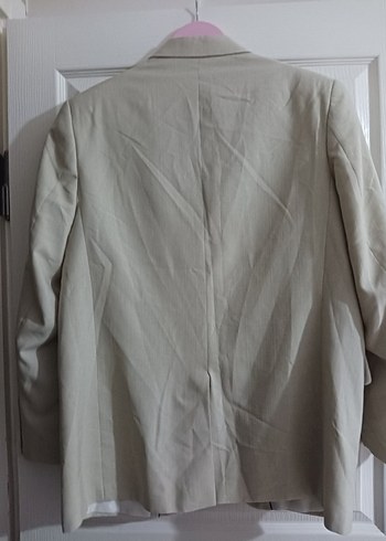 Bej Düğmeli Erkek Ceket - Görsel 7