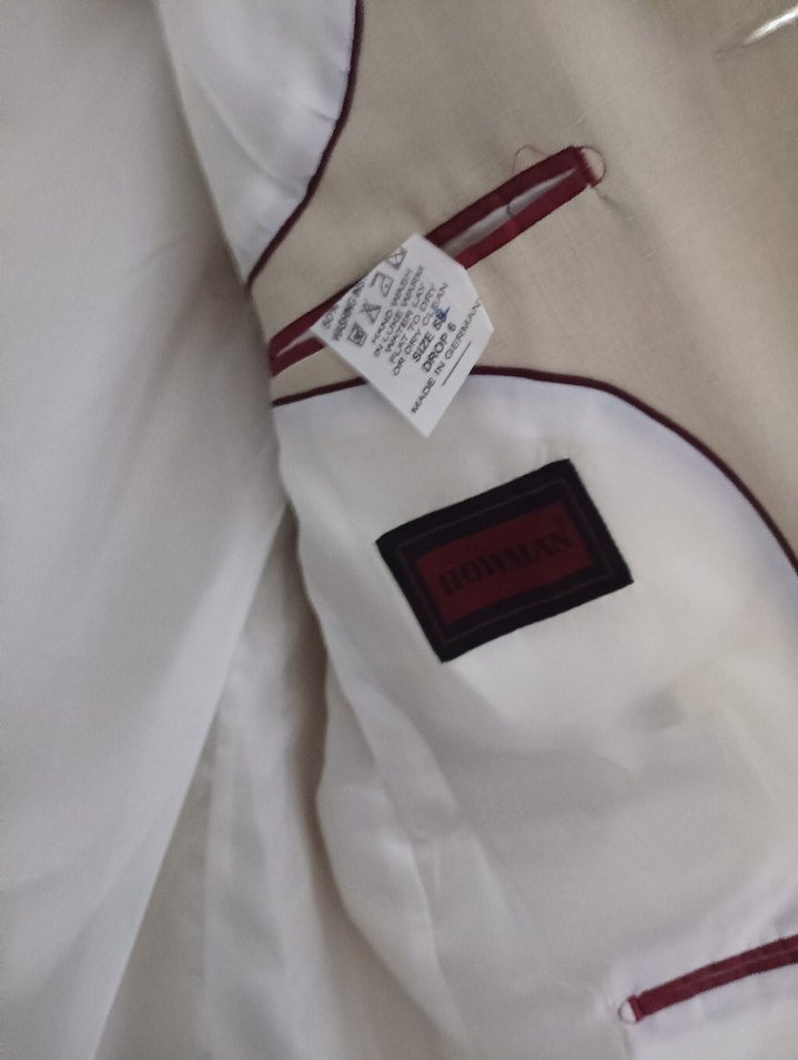 Bej Düğmeli Erkek Ceket - Görsel 5